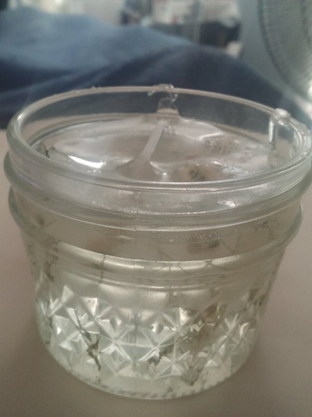 Handmade White Forest Gel Wax Candle